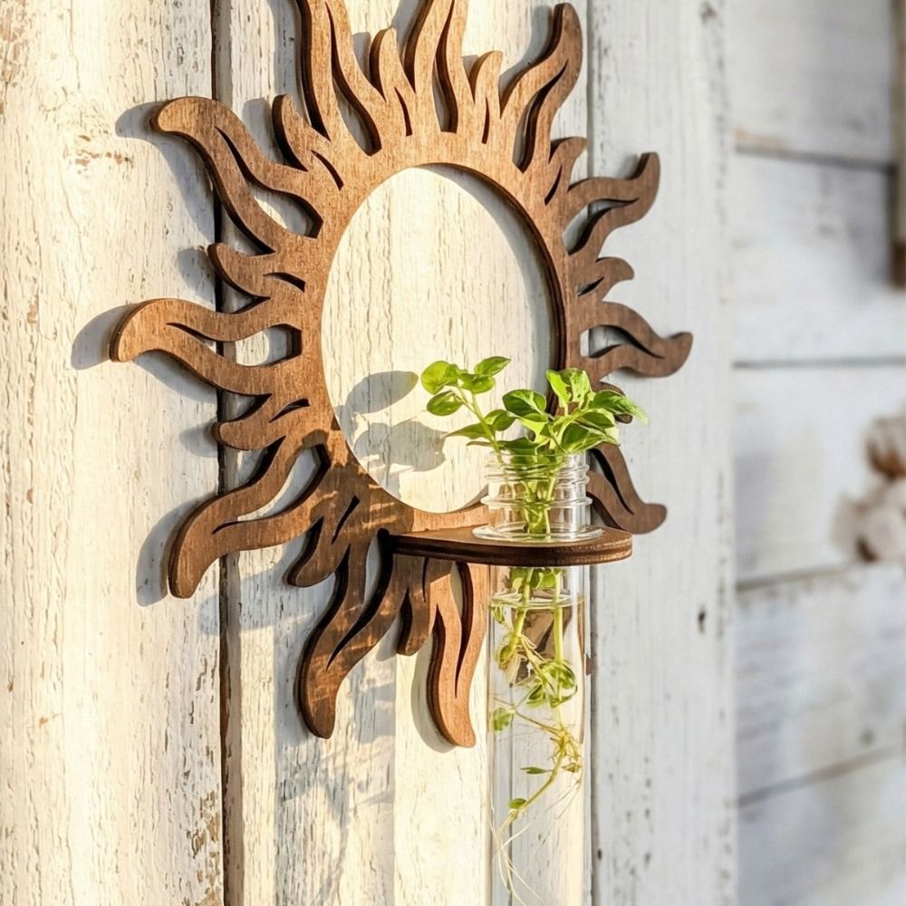 Gifts Wood Wall Propagation St - Propagation Station Vase 评论和价格